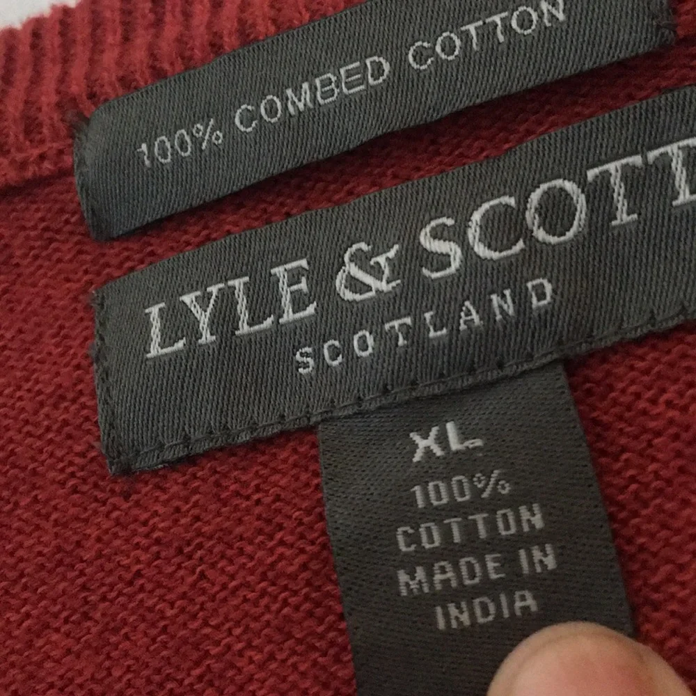 FINAL MARKDOWN Men’s Lyle & Scott cotton sweater xl